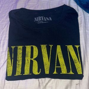 nirvana crop top